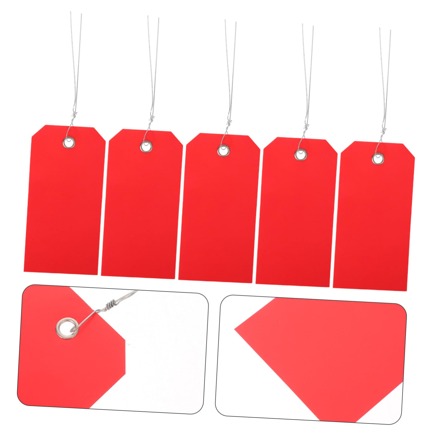 500 Pezzi Etichette Identificative per Valigie in PVC Scrivibili con per Bagagli e Spedizioni Resistente e Multifunzionale