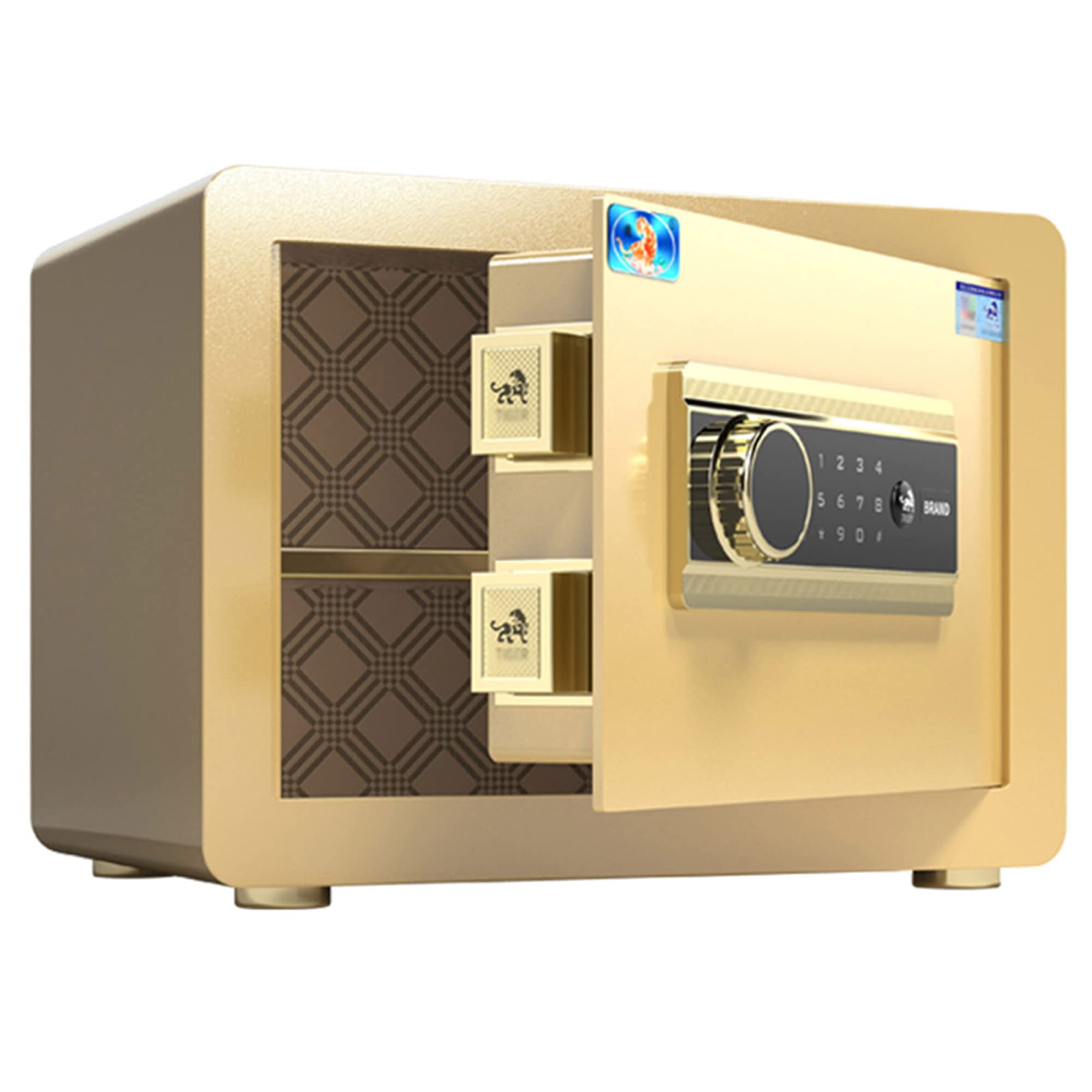 cassaforte, Casseforti da Ufficio, casseforti elettroniche for casa/Hotel/Viaggi(A,42cmx32cmx35cm)