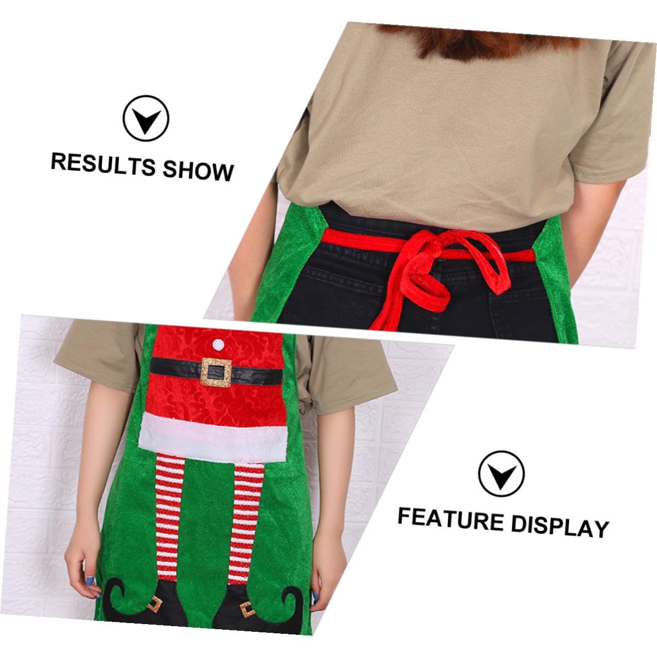 2 Delantales Navideños para Mujer Tamaño Único Material Resistente Baberos de Cocina para Hornear y Decoración Festiva Reutilizables y Fáciles de Lavar Ideales para Cocina y