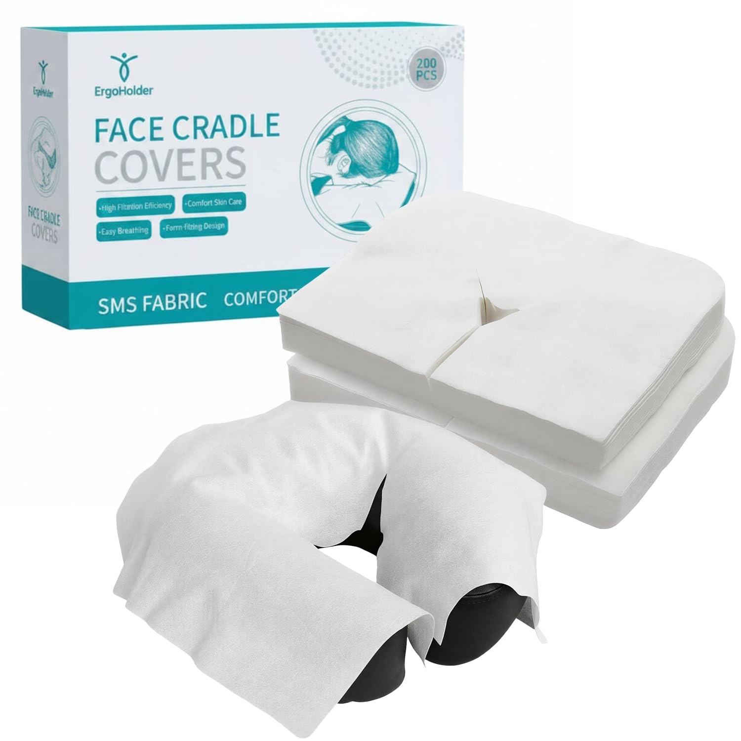 Disposable Face Cradle Covers - Ultra Soft & Luxurious