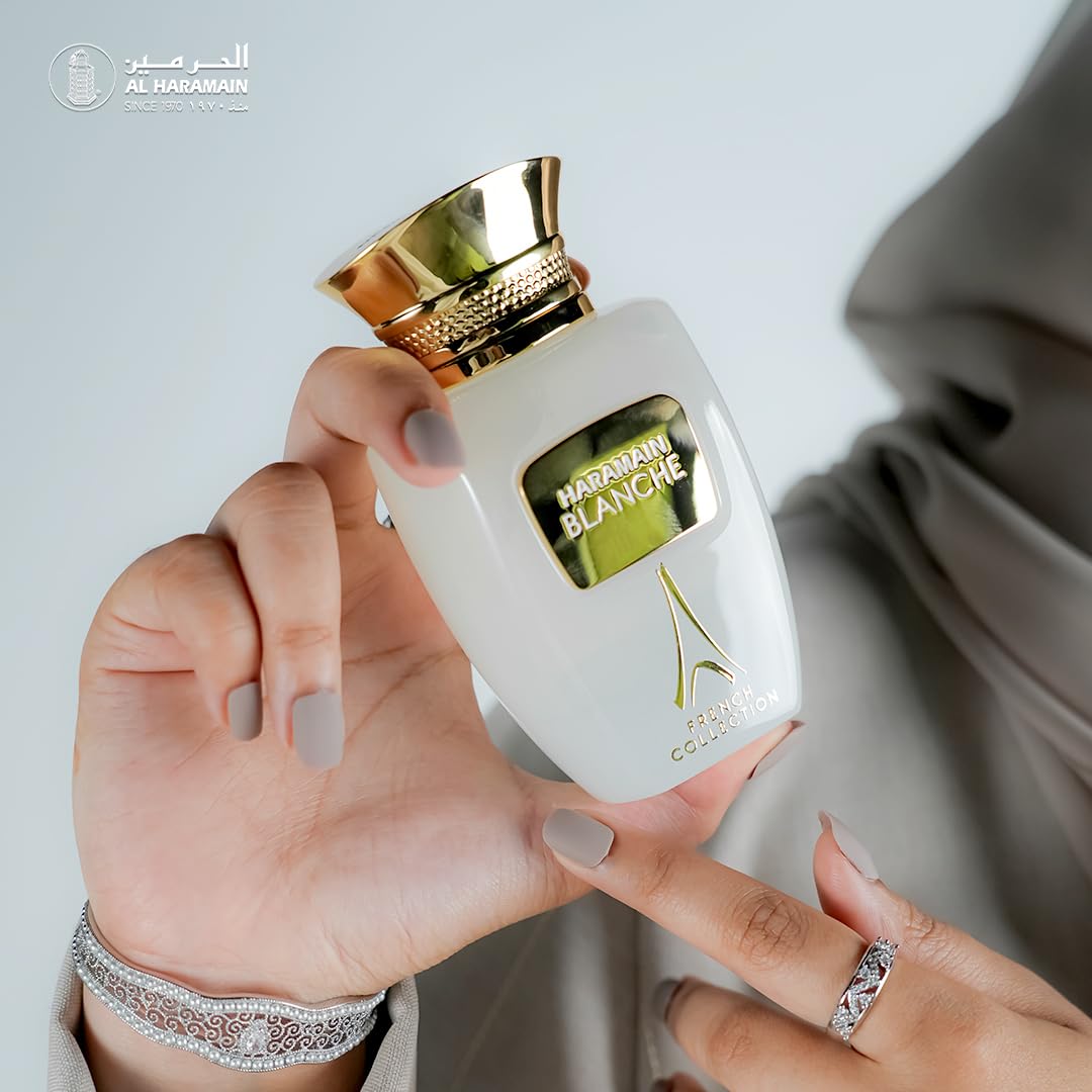 Al Haramain Blanche French Collection - Arabian Perfume for Women and Men - Unisex Perfume - Long Lasting Cologne for Men and Women - 3.3 oz - Image 3