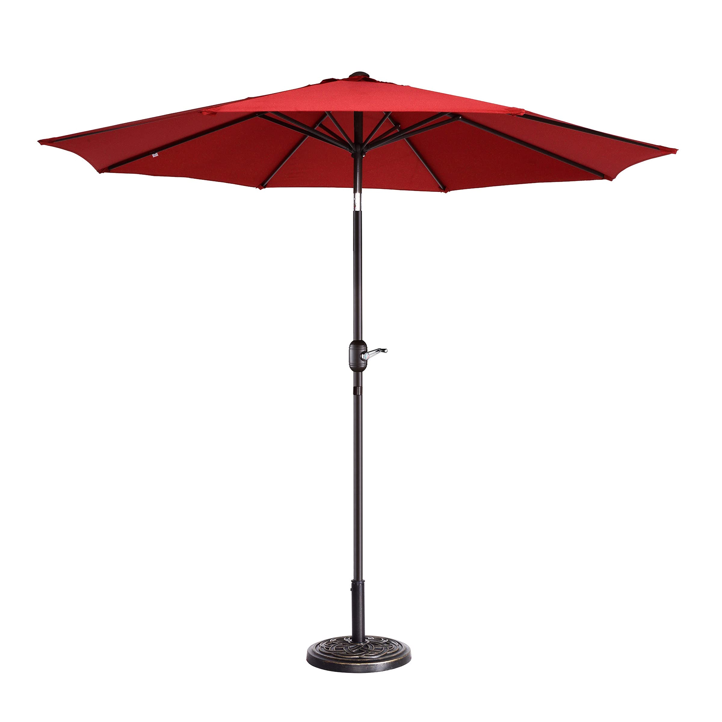 659740WEP - Sombrilla de patio, color rojo