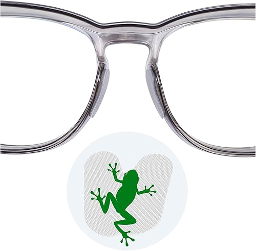 Miniatura 12 de Almohadillas para la nariz para gafas, 0.039 pulgadas de grosor, miles de fibras microestructuradas inspiradas en ranas, almohadillas 5 pares claros