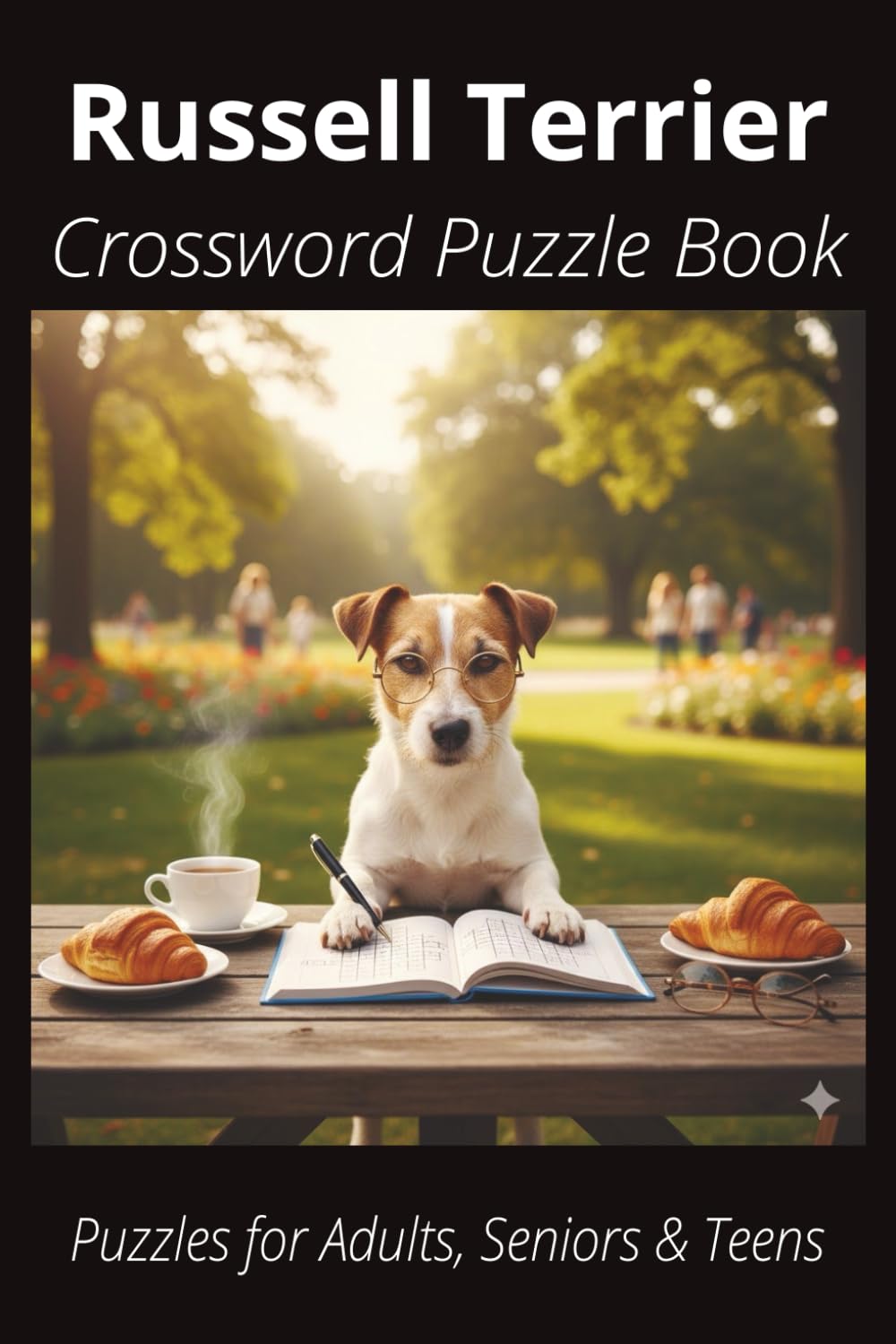 Russell Terrier Crossword Puzzle Book: Crossword Puzzles with Easy-to-Read Print About Russell Terriers, Loyal Companions, Training, Fun Facts & More ... Pet Lovers, Vacations, and Relaxing Moments