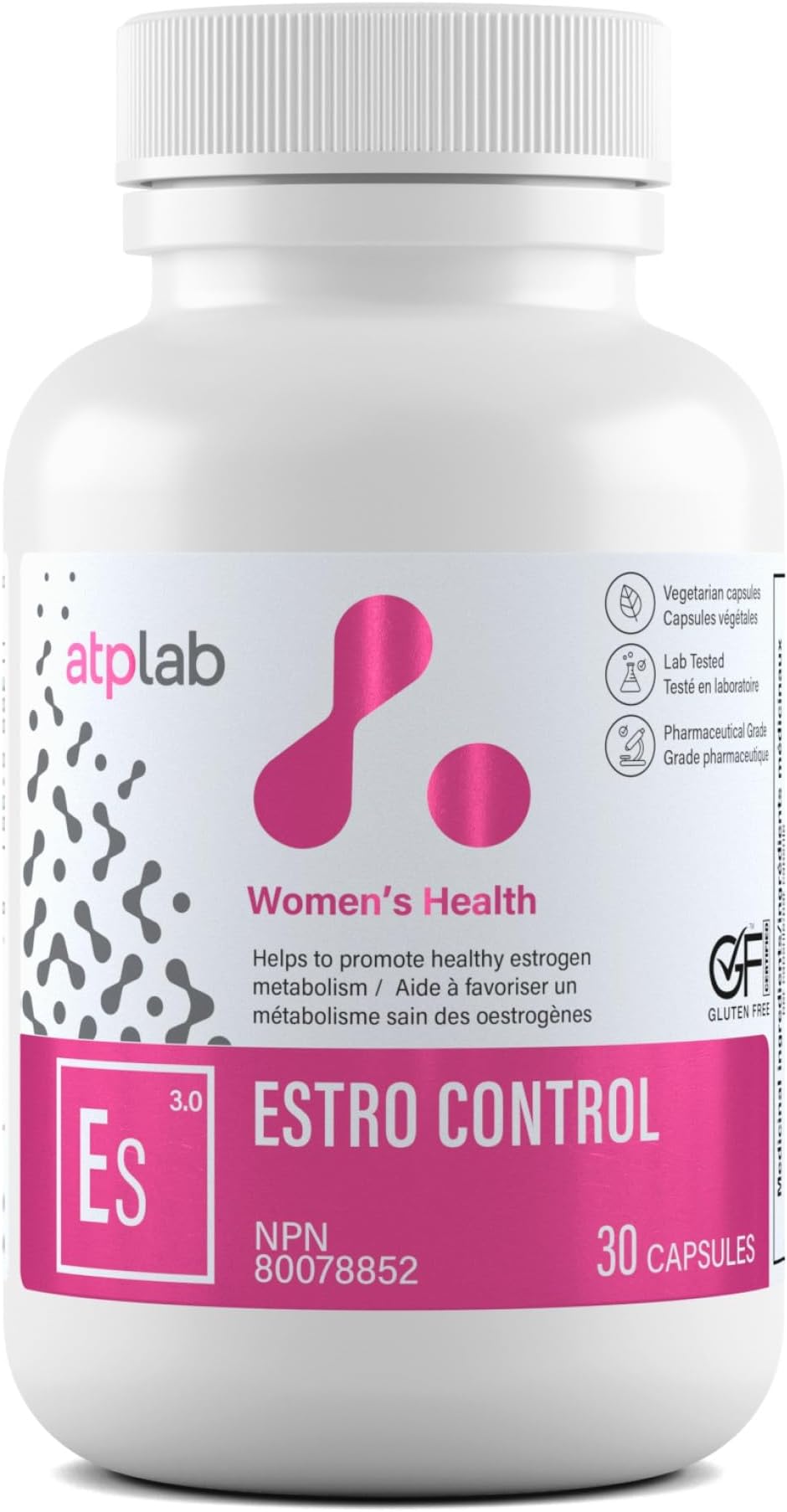 ATP LAB | Estro Control 60 caps | Helps to Promote Healthy Estrogen Metabolism. A Unique and 100% Natural Formula.