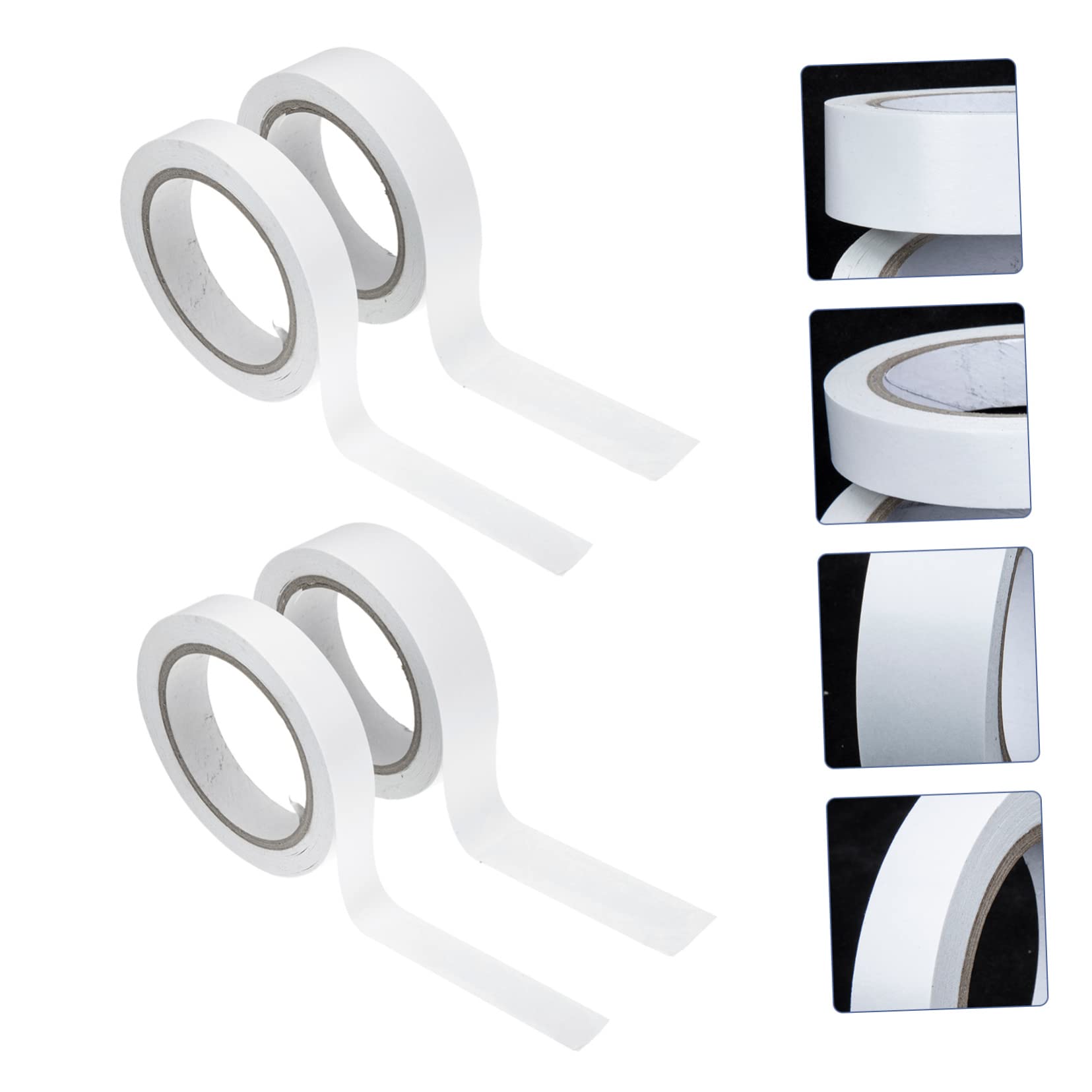 Housoutil 5 Set Nastro Biadesivo Adesivo Forte Nastro Per Ufficio E Te Viscosità Design Facile Usare E Metri Adatto Per Varie 4 * 5