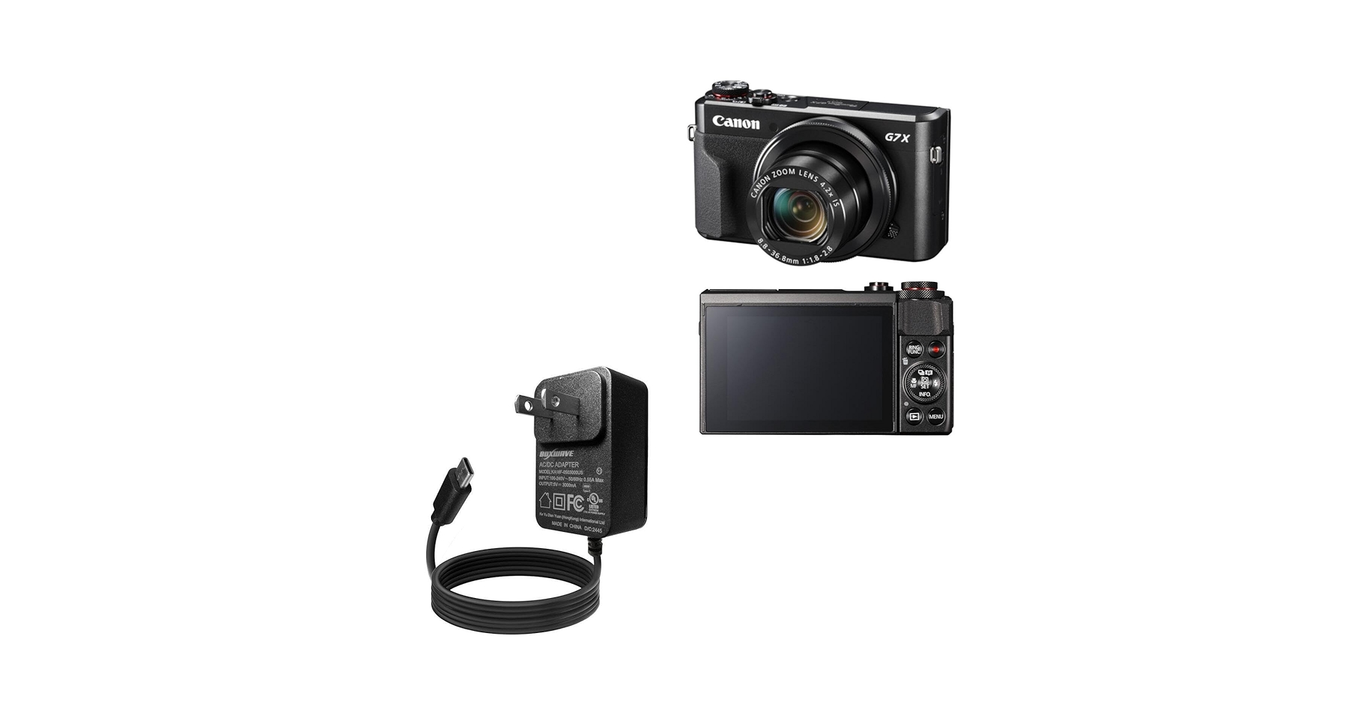 Amazon.com : BoxWave Charger Compatible with Canon PowerShot G7 X