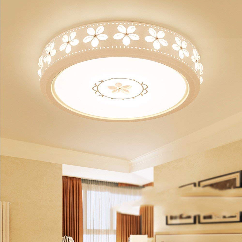 Plafonnier LED fleurs 30cm télécommandé pour créer une ambiance cocooning dans la chambre