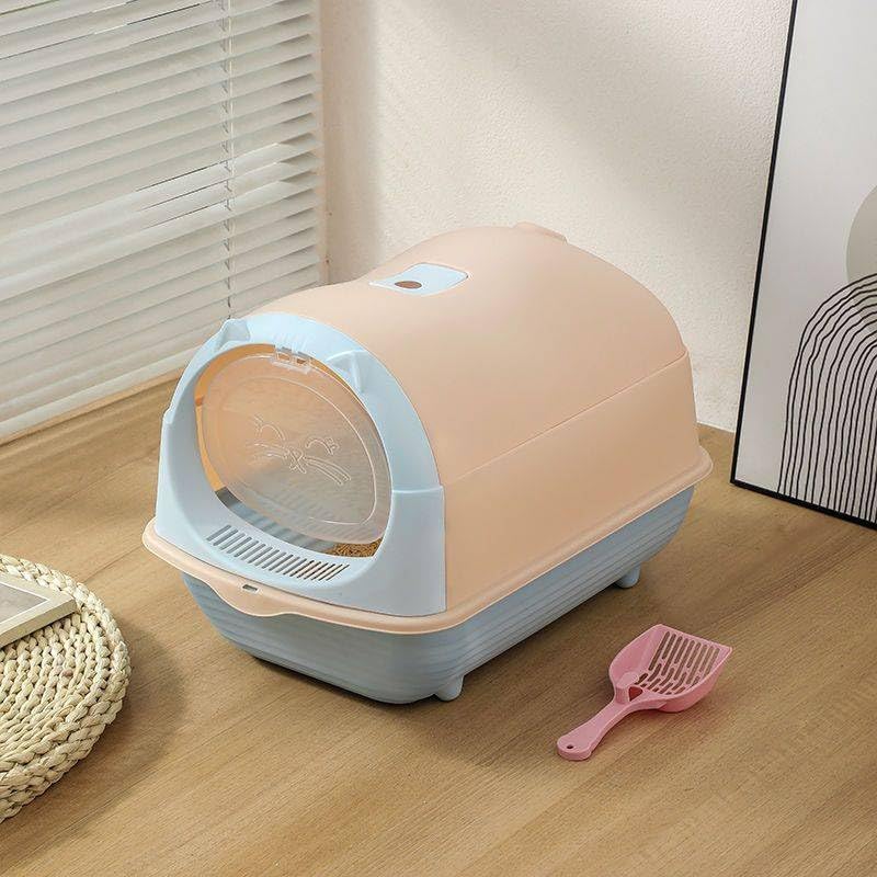 Dog Trust Cat Litter Box with Scooper (Dome Cat Tray) (18x14 x14 Inch) | Training Cat Litter Box for Cats, Kittens, and Puppies | Potty/Poo Training Box for Small Animals (B0CLLWYNVG) Amazon Price History, Amazon Price Tracker