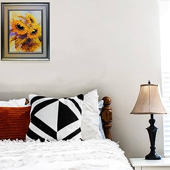 Amazon.co.jp: クリスタルアート ひまわり127 アートパネル 58x68cm