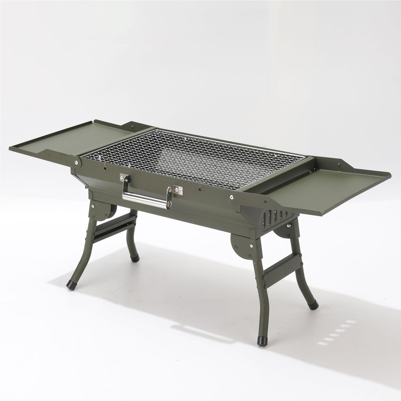 Portable Charcoal Grill, Small Grill Foldable Grill, Outdoor Grill Foldable, Mini Grill for Travel, Smoker Grill for Outdoor Cooking and Camping