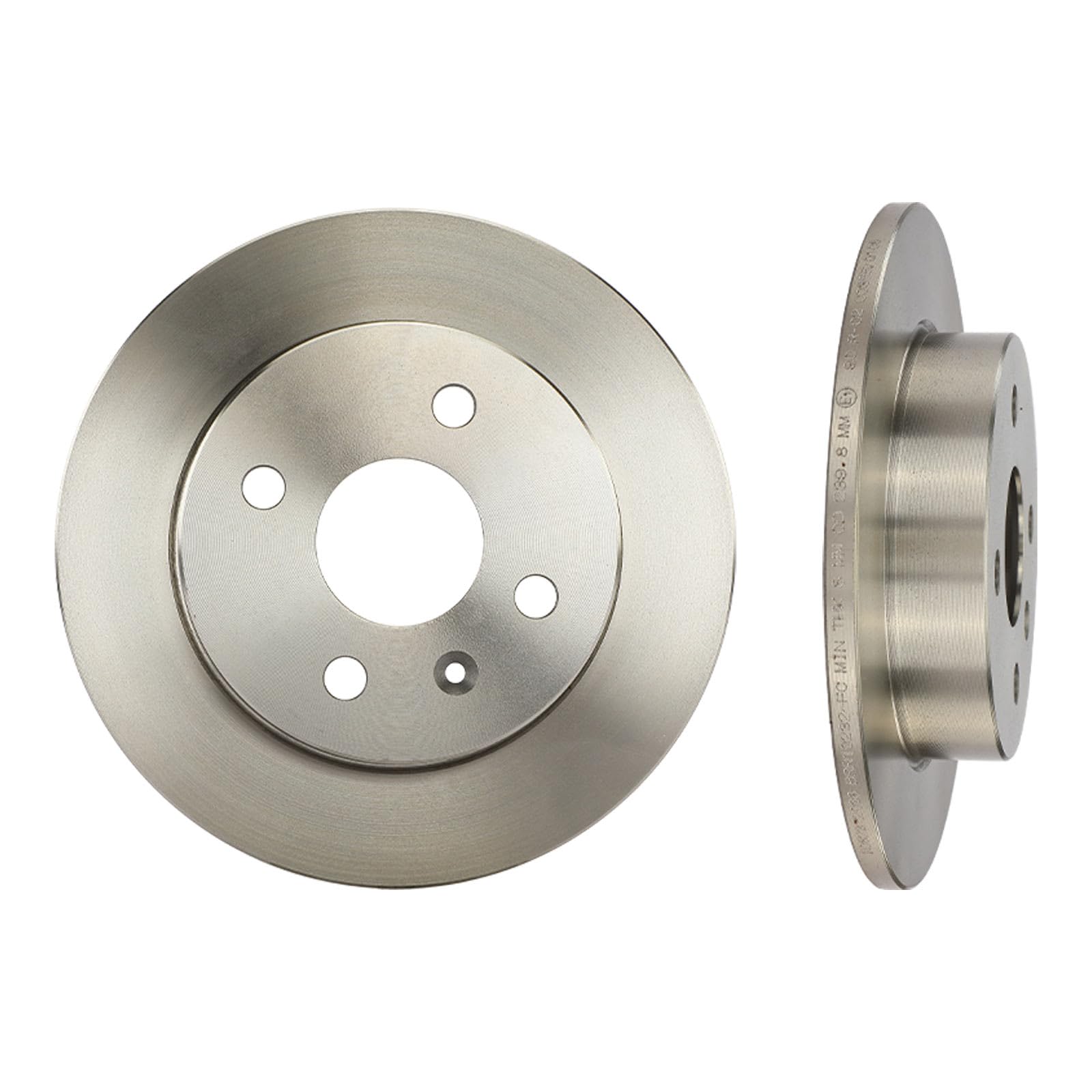 Frankberg 2 discos de freno 4 pastillas de freno | Compatible con: S60 I 384, S80 I 184, XC70 Cross Country 295, V70 II 285