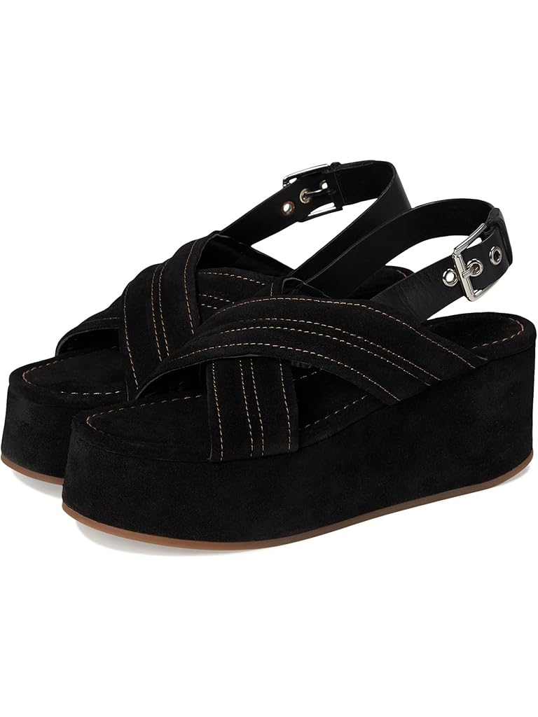 Black Free People Beach Party Platform