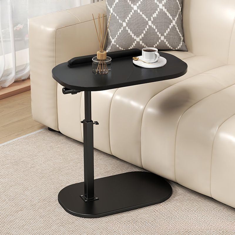 Amazon.com: CraftThink C Shaped Side Table, Wood Liftable & 360