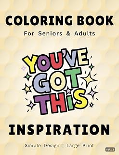 Coloring Book for Adults and seniors with Dementia and Alzheimer's: 50 Large Prints with Bold and Easy Illustrations of Flower in Pots for Stress ... and seniors with Dementia and Alzheimer's)