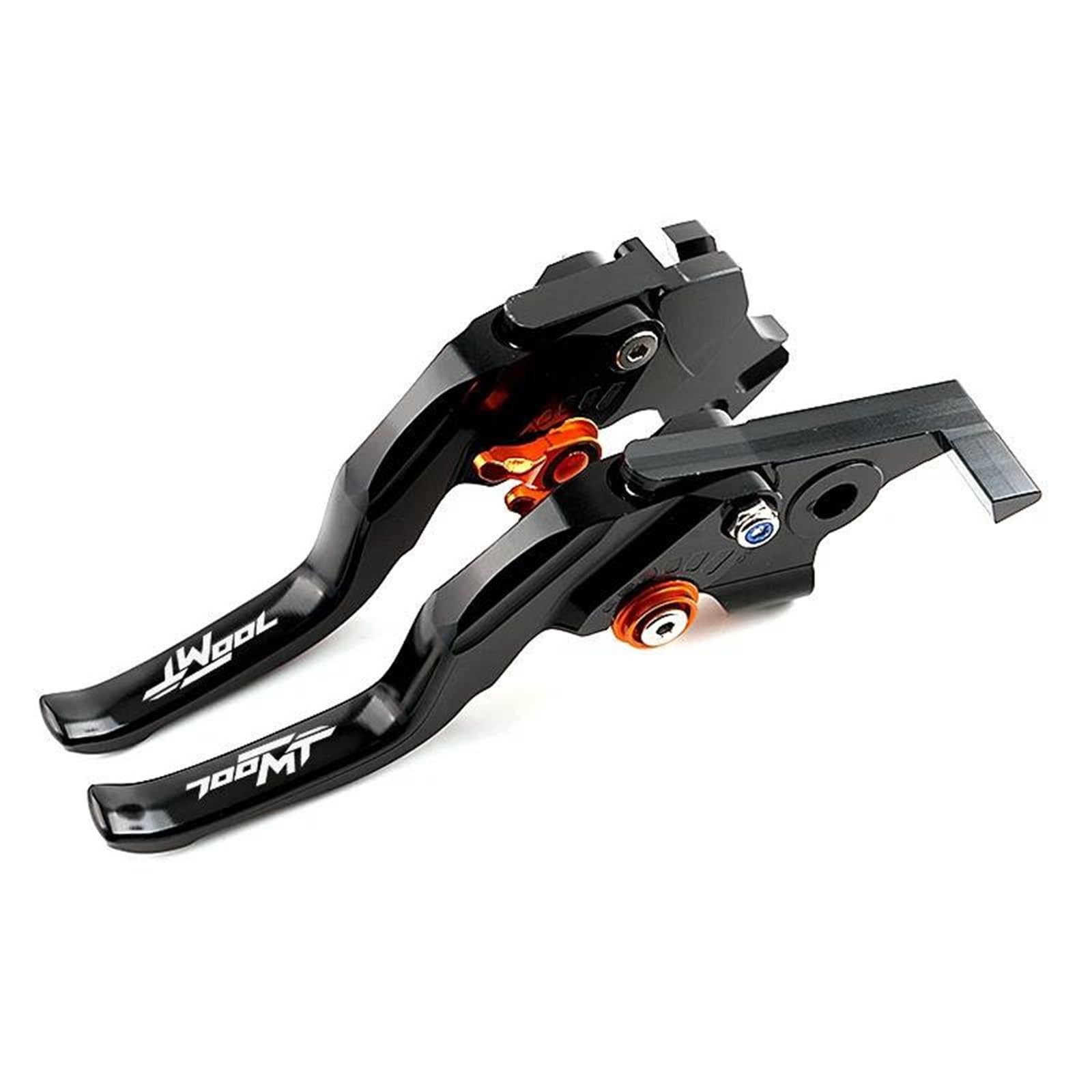 Gquikgw Orange Replace Motorcycle Control Handles Pivot Brake Clutch Levers Motorbike Accessories For Cfmoto 700Mt Mt 700 Mt700 2024 2025 2026