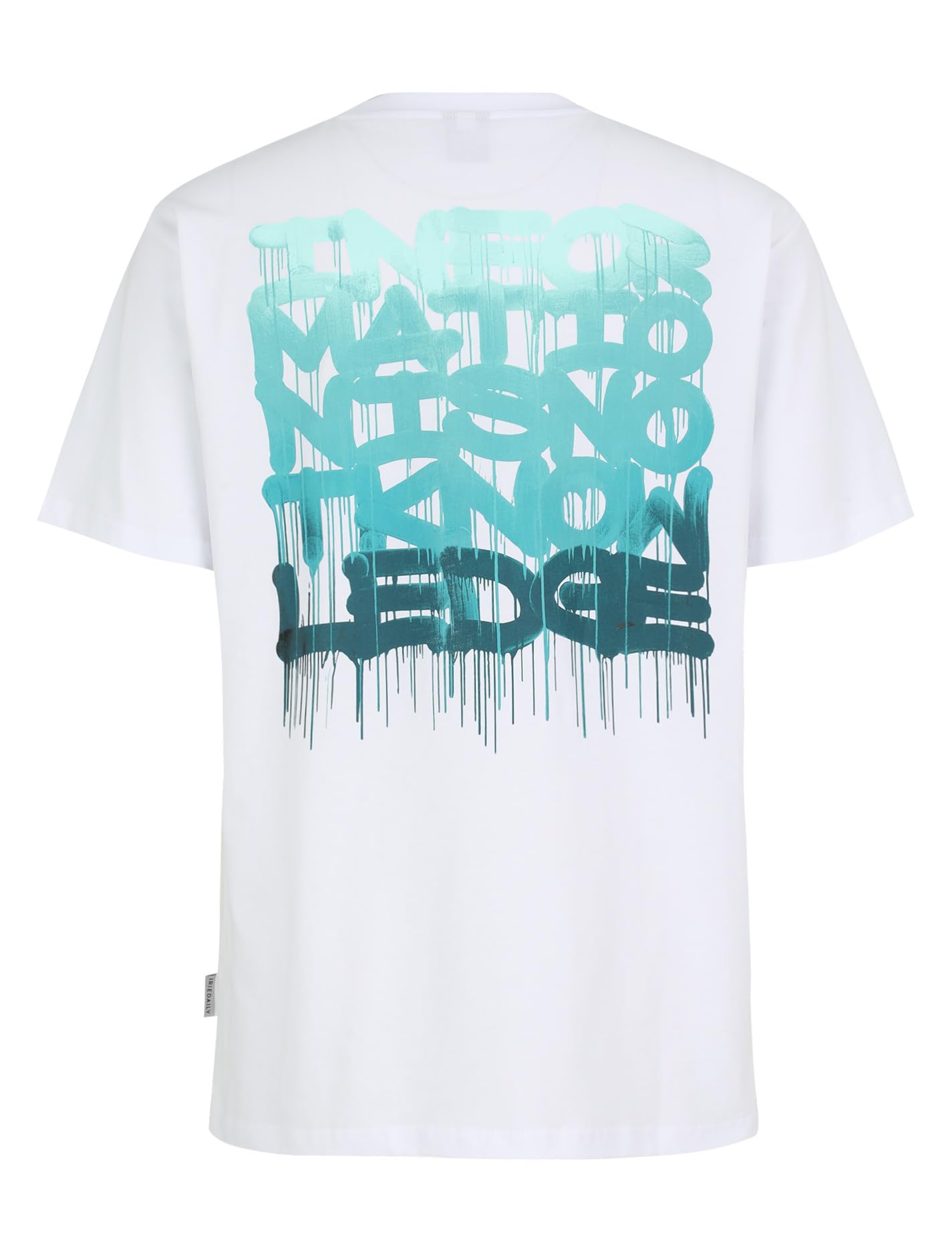 IRIEDAILY Męski T-shirt STOHEAD Knowledge bawełna organiczna Relaxed Fit
