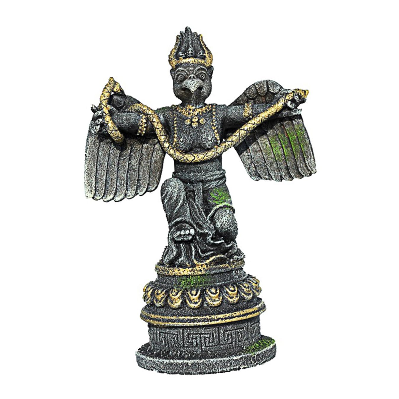ULTECHNOVO 2pièces Statue Résine pour Décoration Aquarium Ornement Égyptien pour De Poissons pour Salon Et Bureau