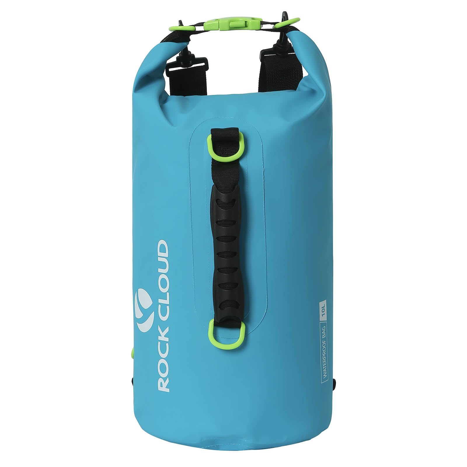 ROCK CLOUD Dry Bag Waterproof 10L Dry Sack for Kayaking Rafting Boating Beach Surfing Swimming Canoe Camping Hiking Fishing Ski