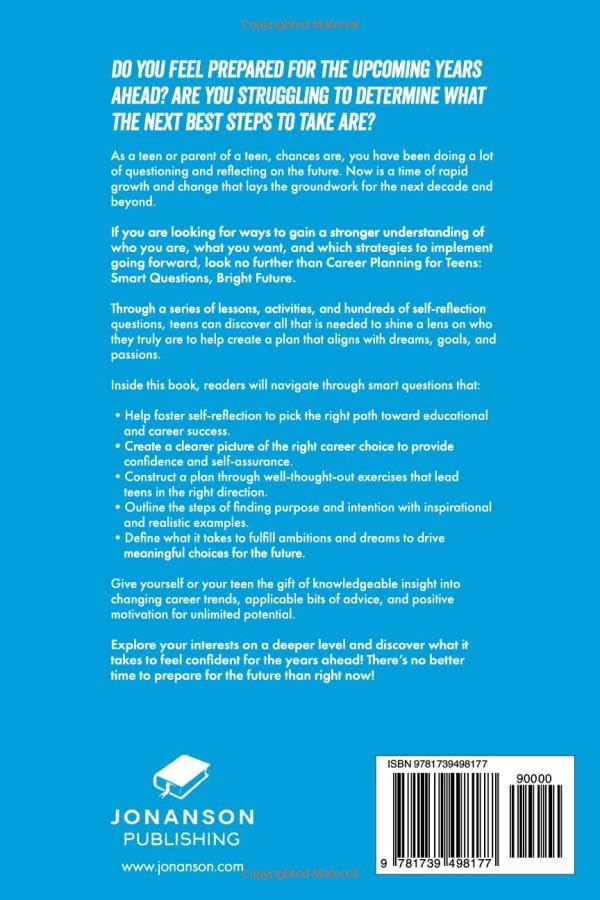Career Planning for Teens. Smart Questions, Bright Future: Essential Questions to Guide Teens to Their Dream Careers - Image 2