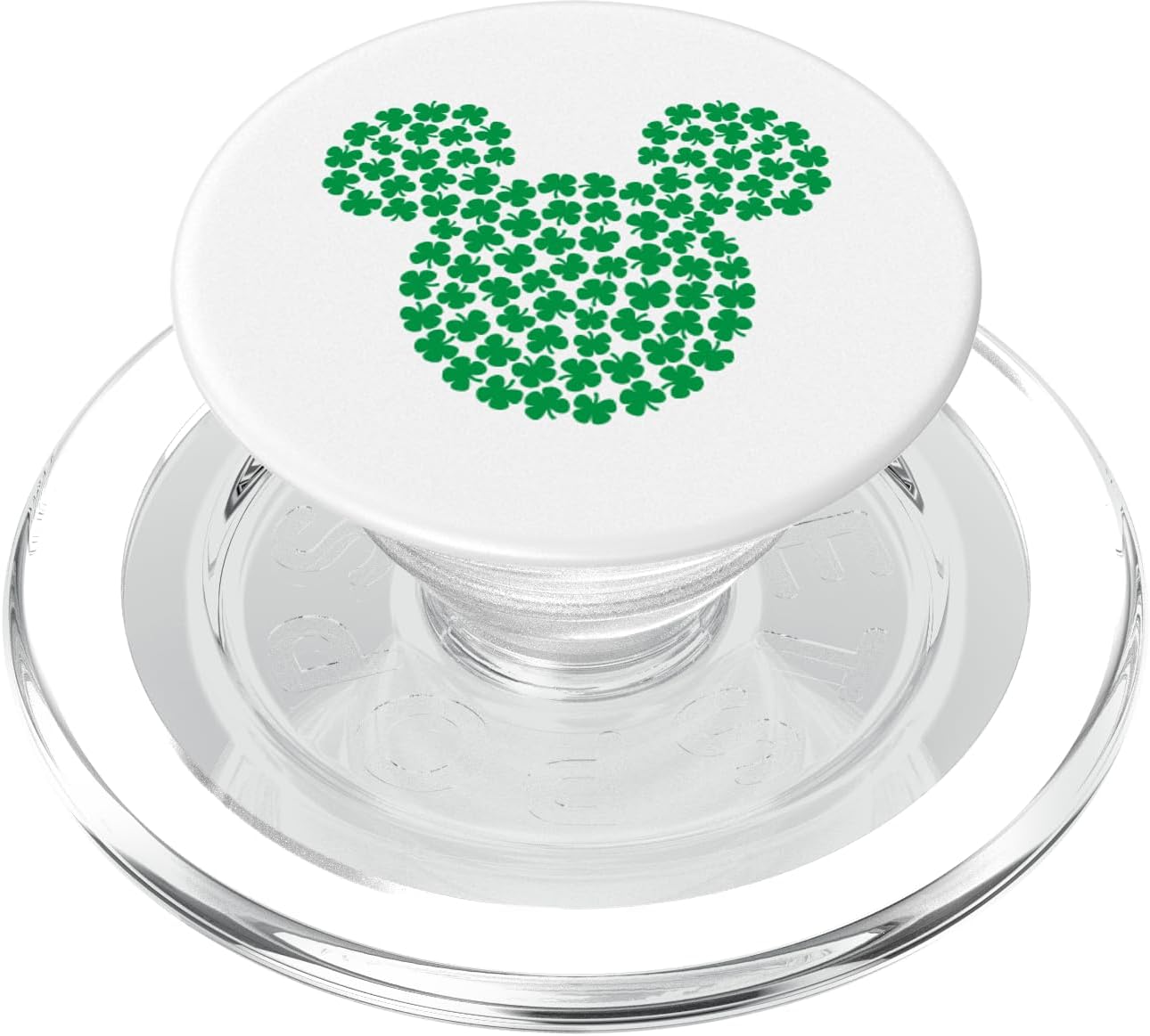 Disney Mickey Mouse Shamrock St. Patrick's Day PopSockets MagSafe PopGrip for iPhone