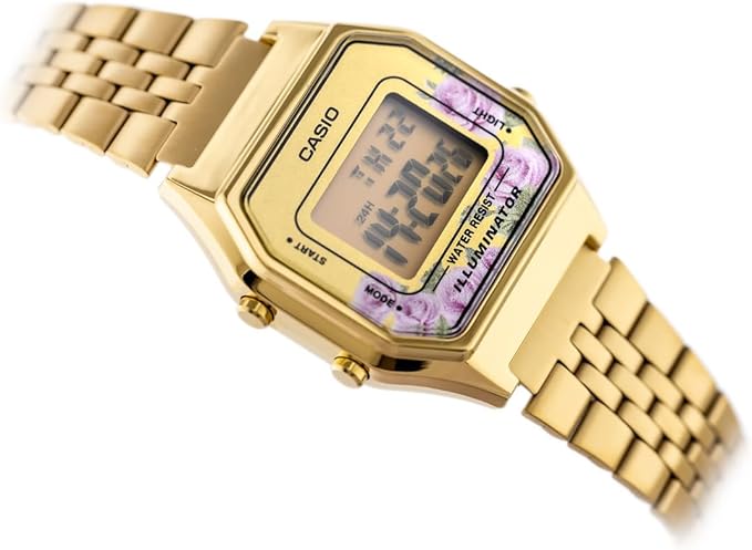 Casio Women Digital Watch With Stainless Steel Bracelet La680W... - 3