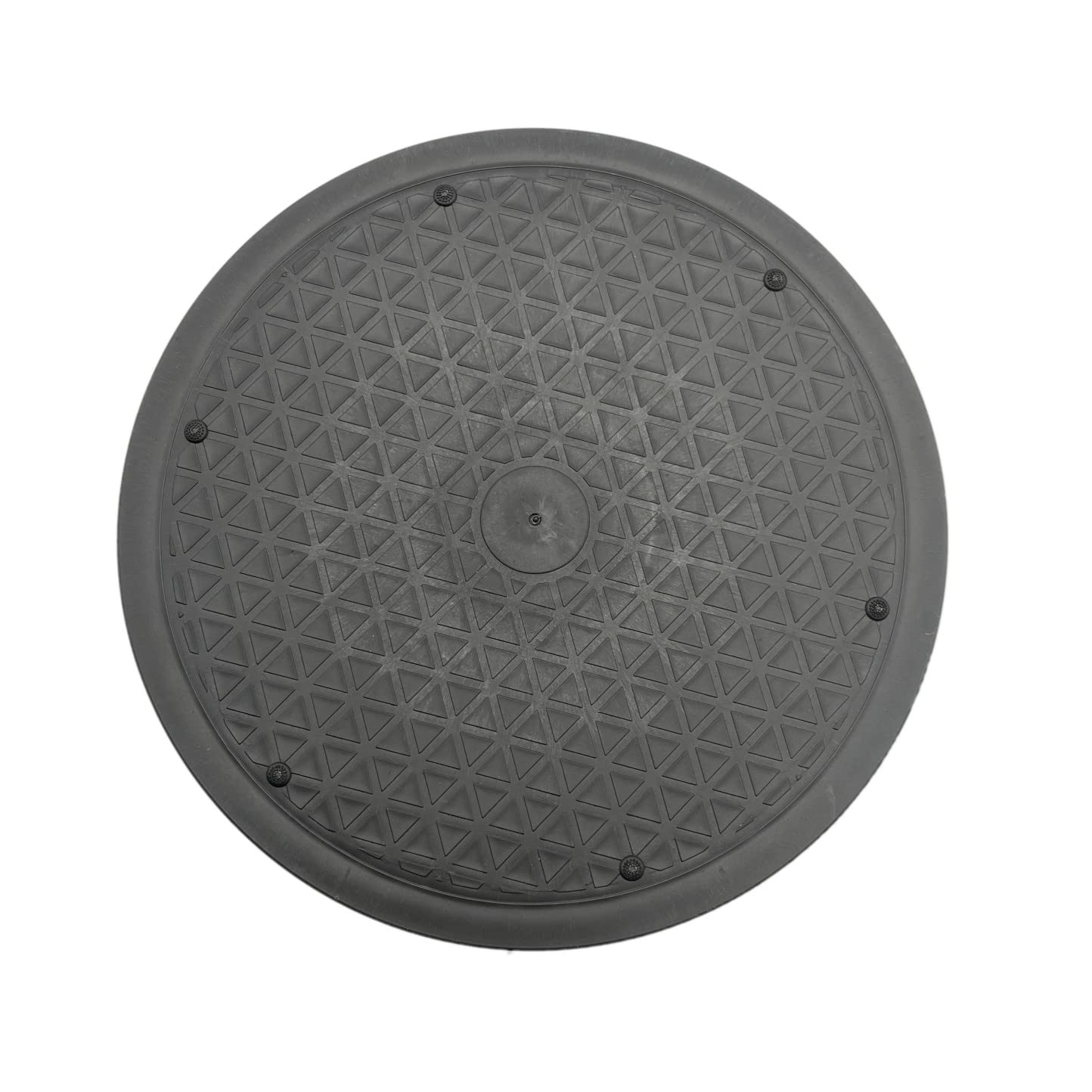 CCHAMP Plateau tournant Lazy Susan de 25 cm, plateforme rotative à 360 degrés, base pivotante polyvalente, plateau tournant pour TV, support de moniteur PC, plantes bonsaï