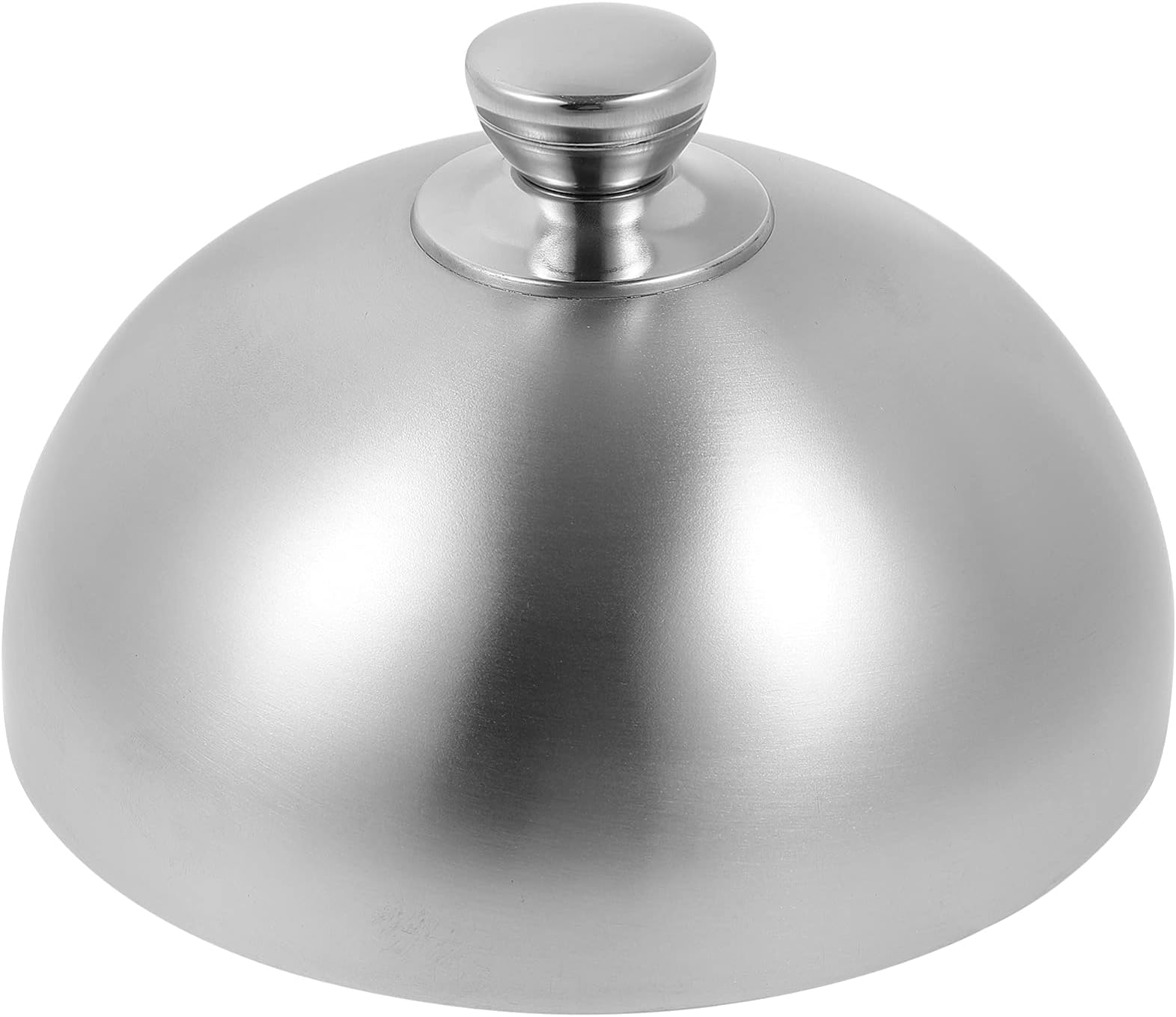 Hemoton Griddle Accessories Stainless Steel Restaurant Cloche Serving Dish Food Cover Dome Plate Covers to Keep Food Warm 26cm Melting Dome