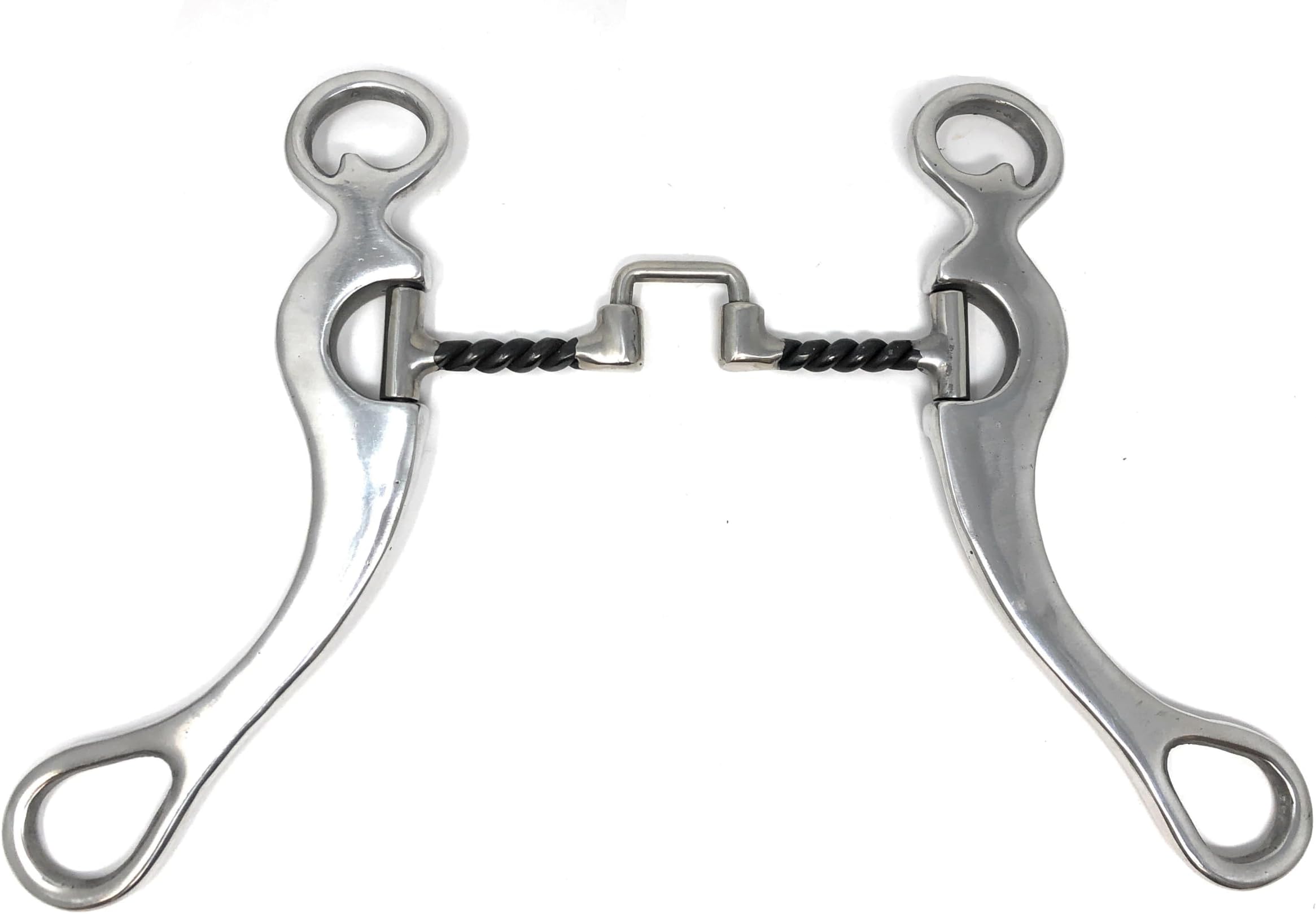 AJ Tack Aluminum Cheek Sweet Iron Square Twist Correction Bit