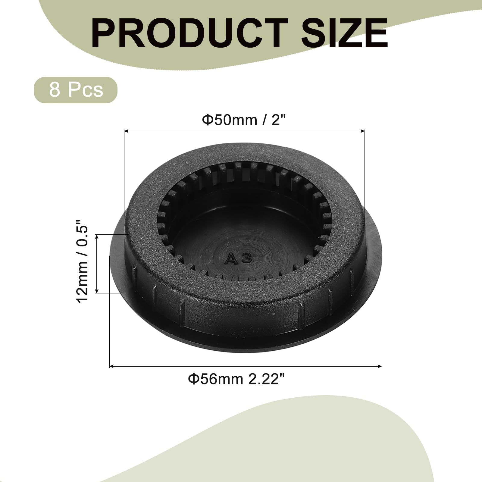 PATIKIL Round Vent Cover 50mm/2" - Image 2
