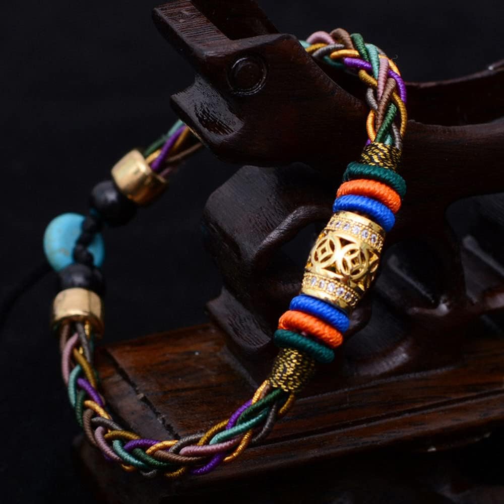 Chakra Bracelets ，Natural Crystal Bracelets ，Protection Bracelet,Luck Bead Bracelet Eight Strands Rope Man Women Bracelet National Style Thai Hand Rope Bracelet