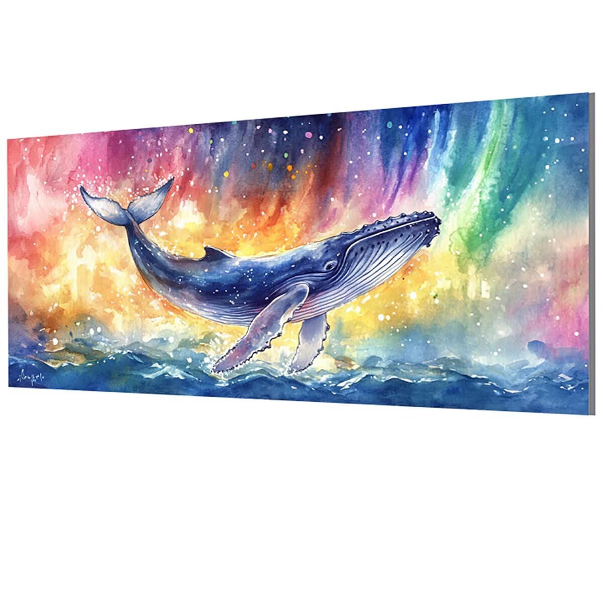 Amazon.co.jp: 数字油絵 鯨, ペイントバイナンバー 海, Paint by