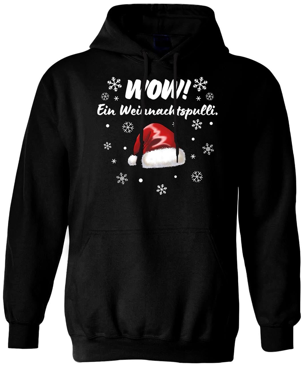 Tassenbrennerei Weihnachtspullover Spruch: Wow! EIN Weihnachtspulli - Pullover, Hoodie lustig Weihnachten - Herren, Damen - Geschenk Männer, Frauen