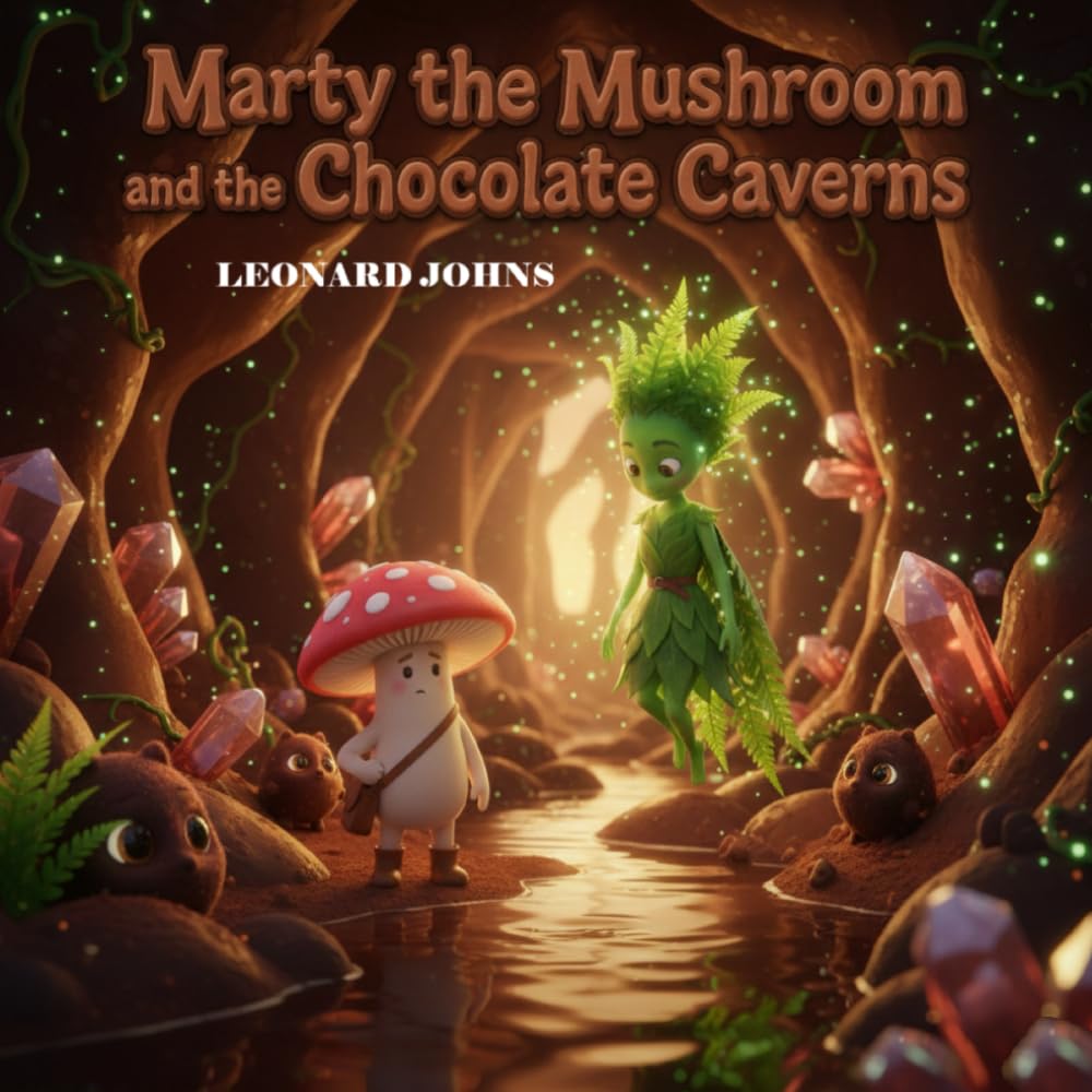 Marty the Mushroom and the Chocolate Caverns (Marty the Mushroom Series of Books)