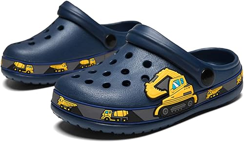 Miniatura 2 de YUKTOPA Sandalias de dibujos animados para niños y niñas, zapatos de jardín ligeros para playa, piscina, ducha