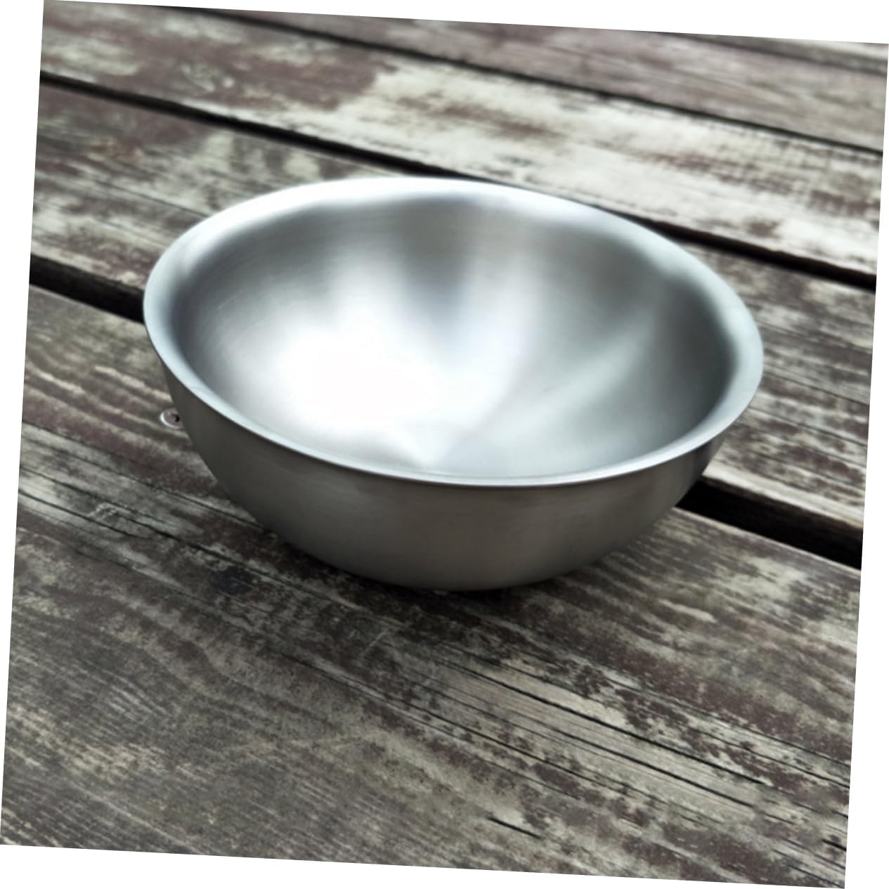 BESTonZON 1pc Double Titanium Bowl Lightweight and Camping Tableware for Outdoor Activities for Picnics Hiking Bbq and Home Use