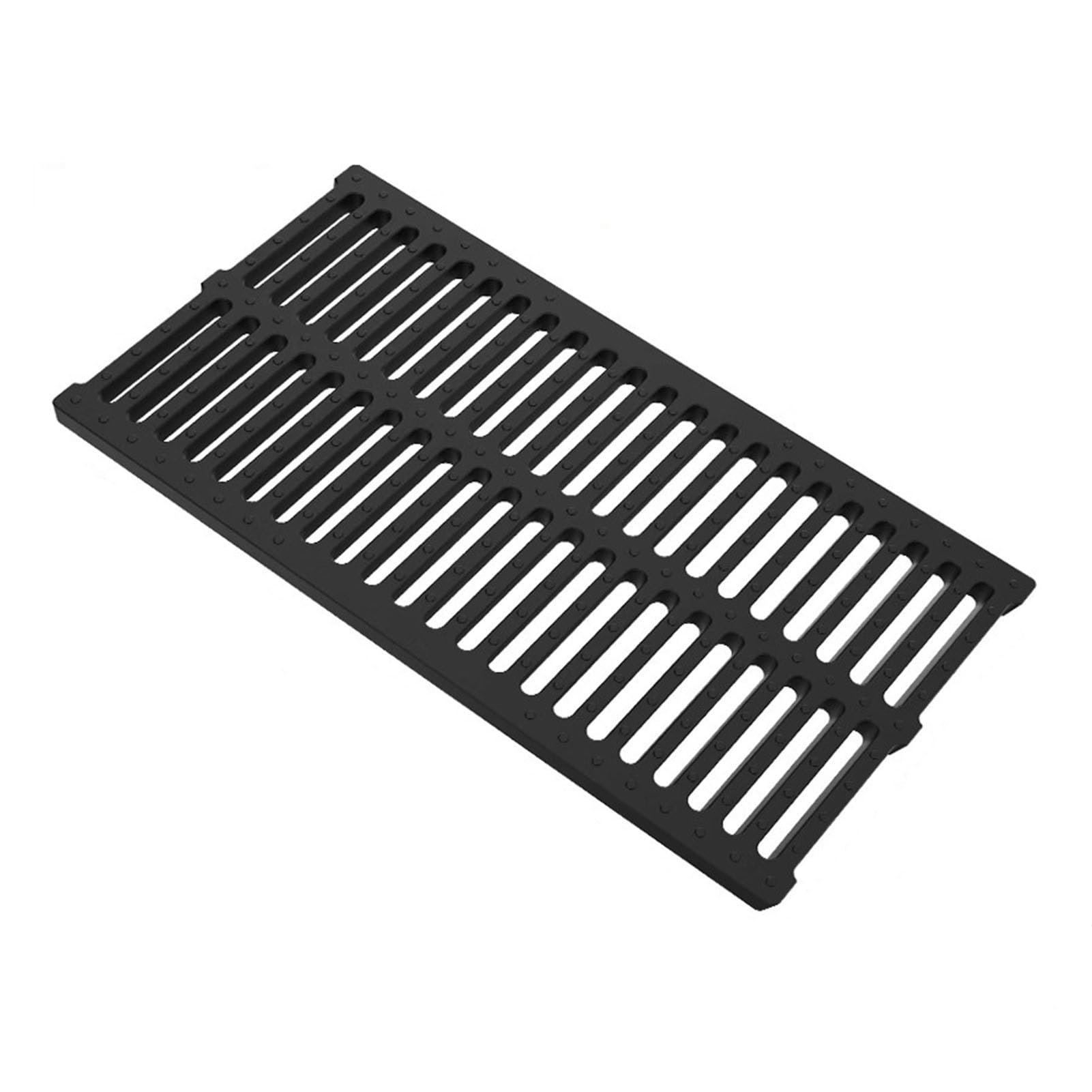 Canaleta Desague Rejilla De Drenaje De Plástico Polímero De 4 A 12 Pulgadas De Ancho, Rejilla Desague De Canal Exterior Para Patios, Entradas De Vehículos, Jardines, Sótanos Y Alcantarillas(50x30x2cm/