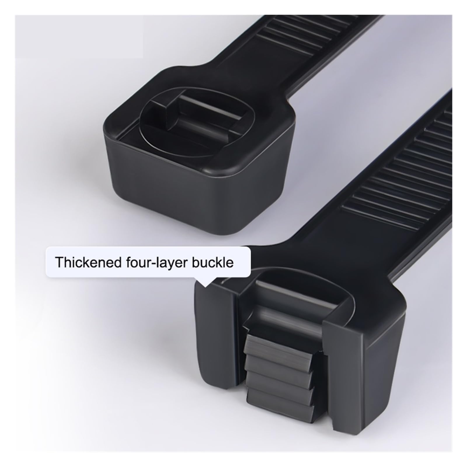 Bridas de nailon 100 Uds ancho 9MMx 400/500/600/1200 bridas for cables de nailon autoblocantes plástico extragrande engrosamiento resistente(10 Series Black,9x600mm 100pcs)
