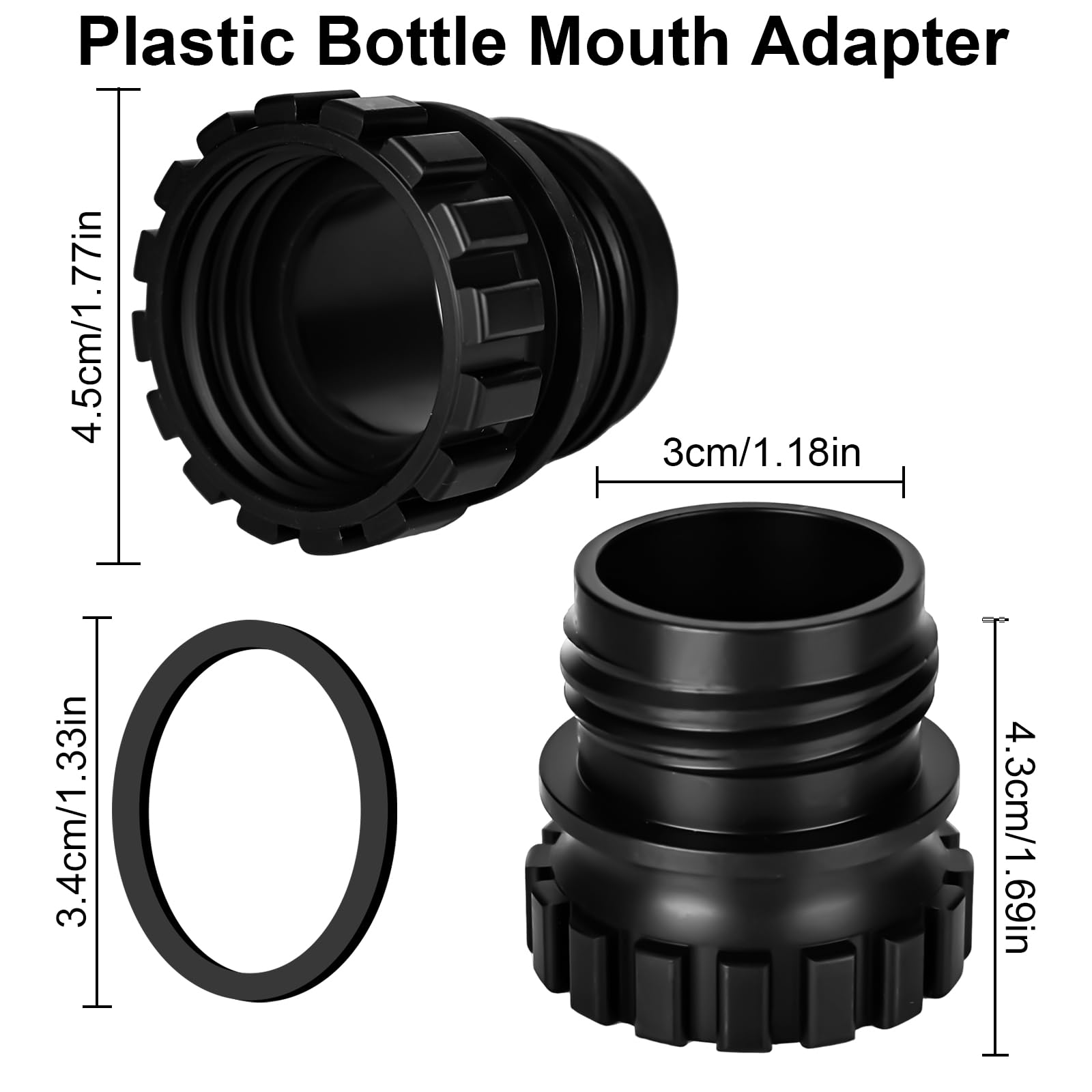 Adapter do butelek szklanych dla Crystal 0,7L Adapter do szklanych butelek Quick Connect dla Maker