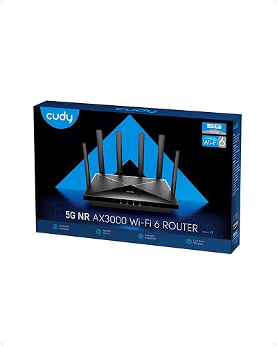 Miniatura 9 de Cudy Nuevo 5G NR SA NSA AX3000 WiFi 6 CPE Router AX3000 Dual SIM 5G Router celular, Qualcomm IPQ5018, SDX62, bloqueo de banda, VPN, Zerotier,