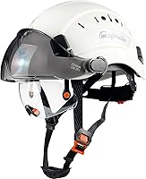 SAFEBUILDER CR06 ANSI Z89.1 Hard Hat with Dual Visors - Ventilated ABS Safety Helmet for Construction Workers