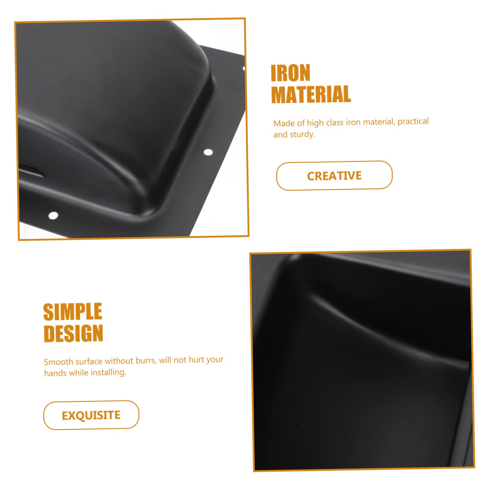 Toddmomy Heavy Duty Speaker Handle Black Iron Grasp for Sound Box for Garage Doors Durable Design for Easy Carrying and Secure Mounting