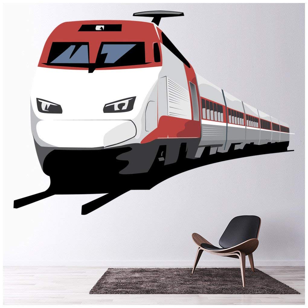azutura Modern Train Wall Sticker available in 8 Sizes Digital