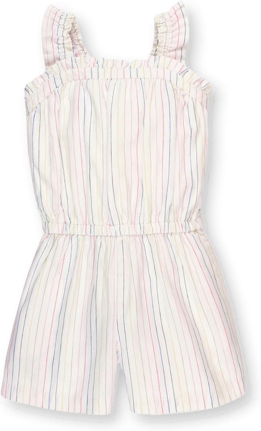 Button Front Romper with Ruffle Collar by Hope & Henry Girl