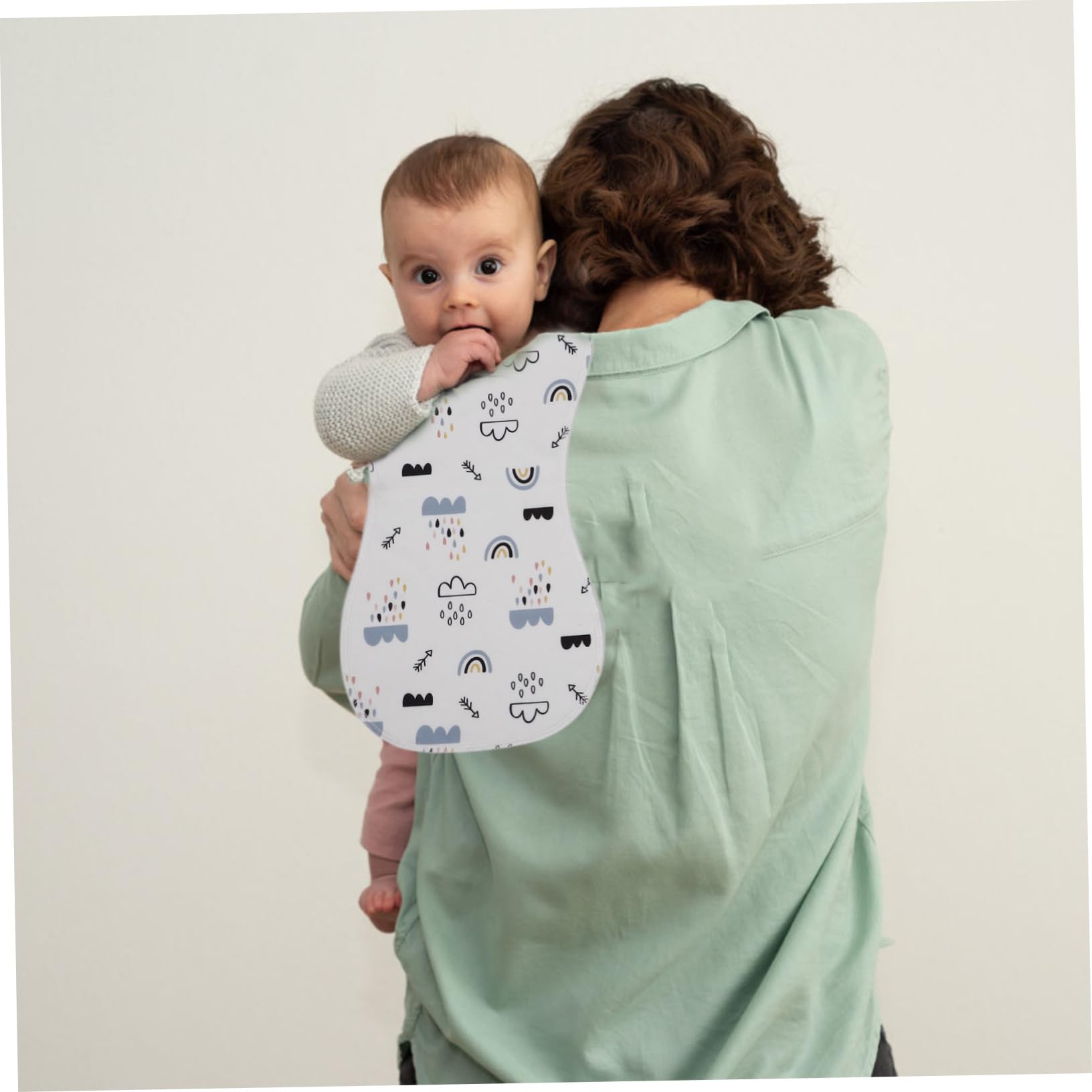 Hohopeti 15pièces Bavoirs Coton Pour Serviettes De Burp Douces Et Absorbantes Bavoirs Réversibles Imprimés Pour Nourrissons La Salive Écoulements Alimentaires
