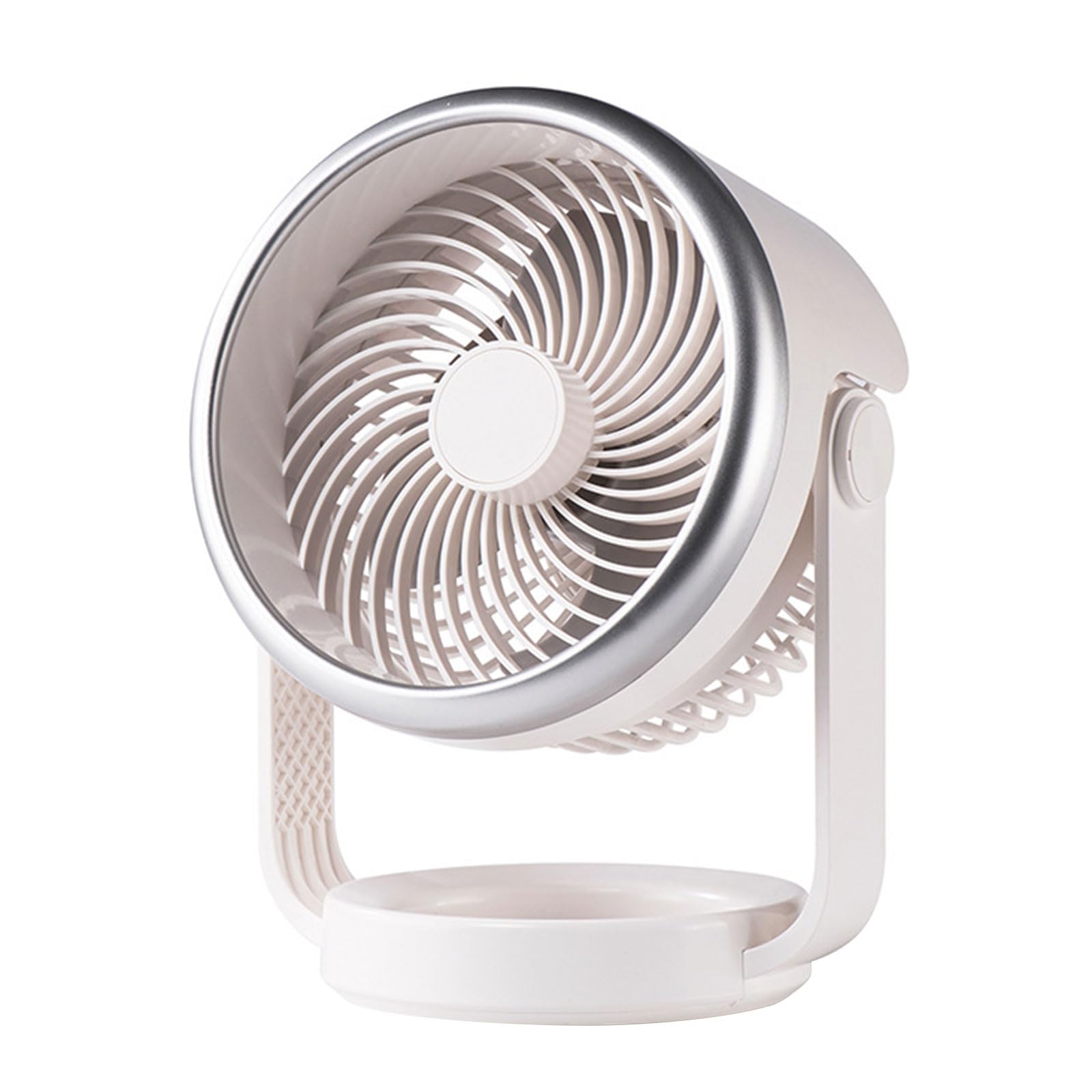 Buxuaaaa Room Air Circulators Fan 4 Speed Table Fan Desk Rechargeable Powerful Desk for Bedroom Indoor