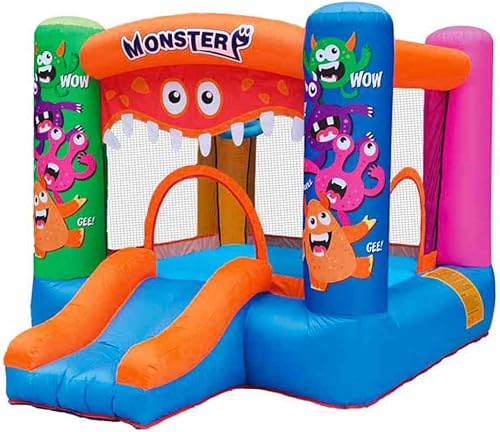 Miniatura 1 de AirMyFun Casa inflable de rebote, castillo animoso con soplador de aire, casa hinchable para fiesta de niños, casa de juegos, castillo de salto con