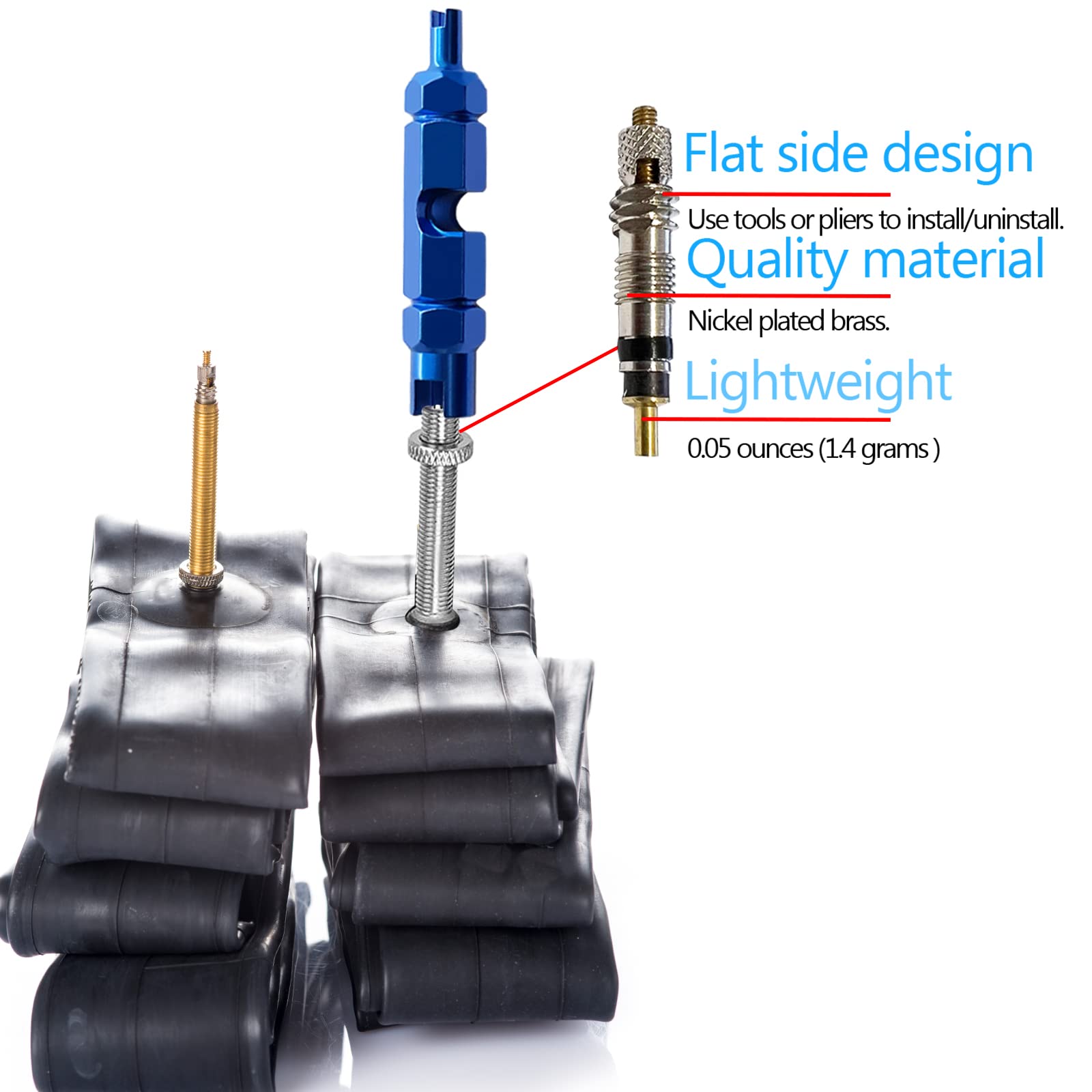 Eastern Bikes Kit De Tubes 700 C - Valve Presta (1, 2, 3, 4