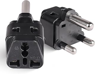 Orei India to South Africa, Botswana, Namibia & More (Type M) Travel Adapter Plug - 2 in 1 - CE Certified - RoHS Compliant... Price In India