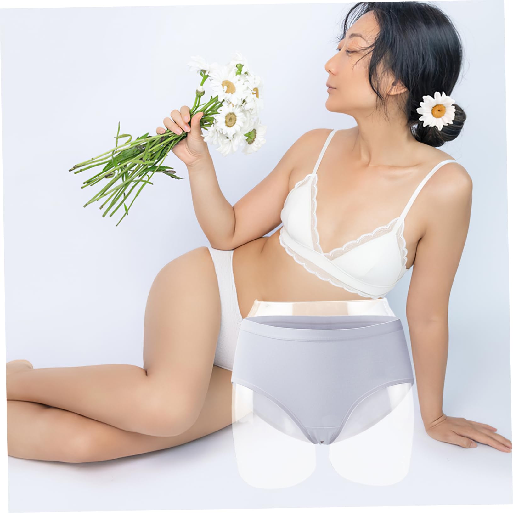 PRETYZOOM Modello di Sedere in Plastica per Esposizione , Espositore per Mutande Leggero e Robusto, Manichino di Fianchi per Negozi al Dettaglio